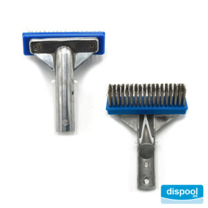 Cepillo Curvo Reforzado Inox 12cm Clip